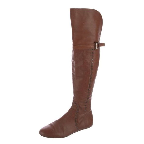 Dior Brown Over-the-Knee Boots - Picture 2 of 6